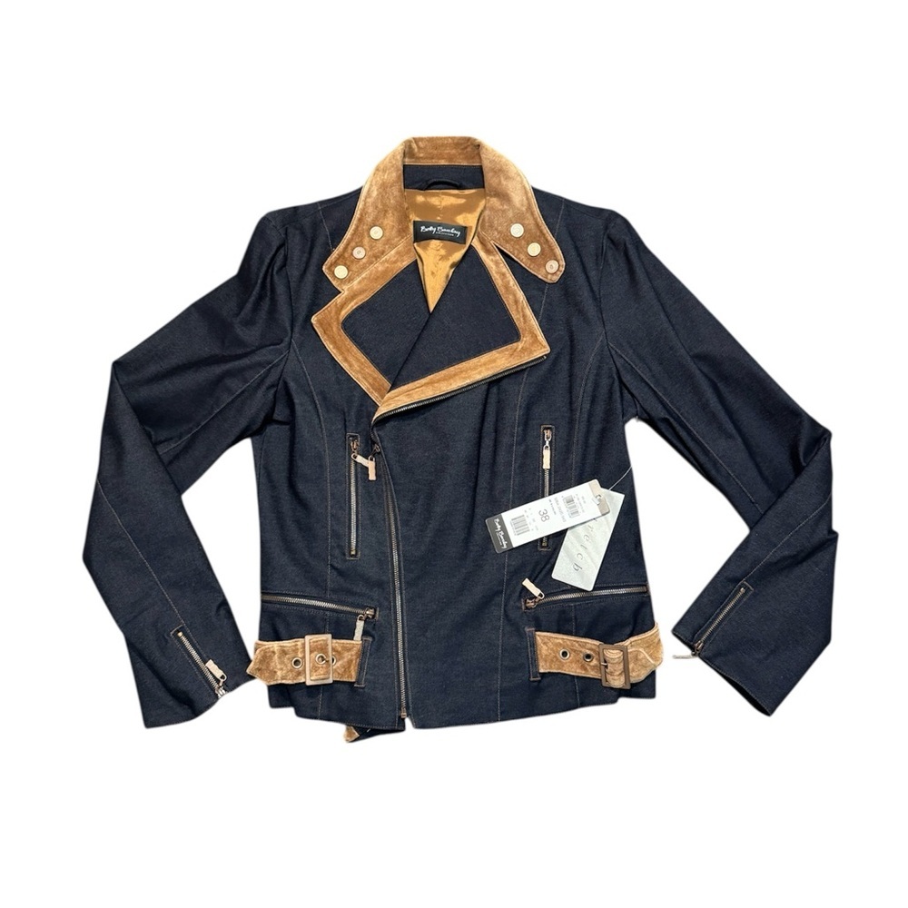 Betty Barclay Collection Moto Jacket – Size 38 (US 8) NWT